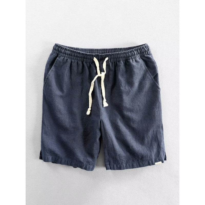Men's Casual Cotton Linen Summer Shorts