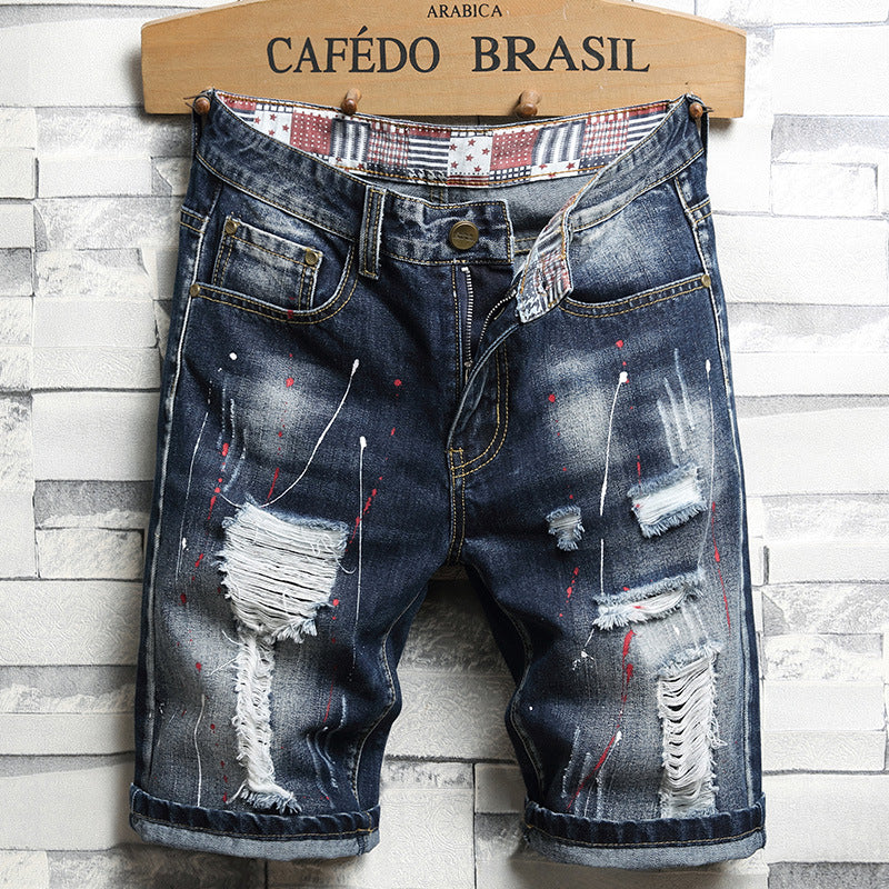 Men's denim shorts
