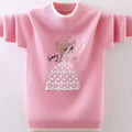 Girls' woolen sweater