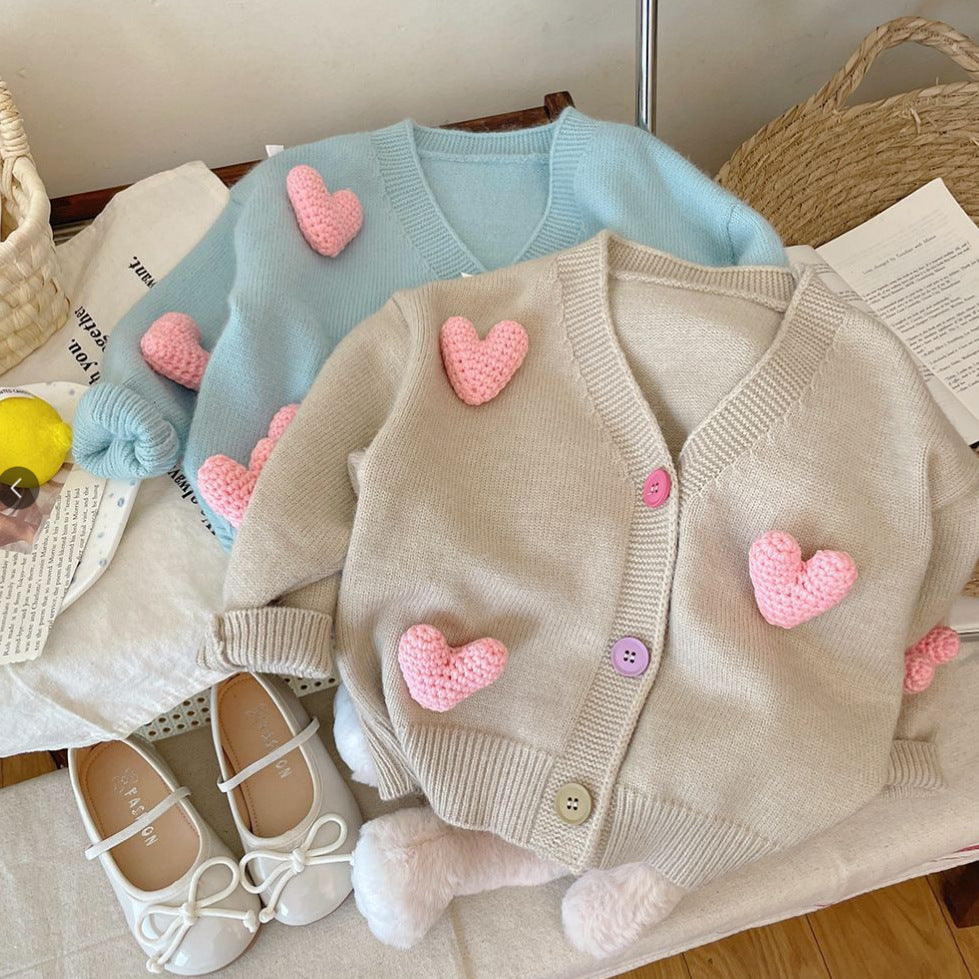 Girls' Knitted Cardigan