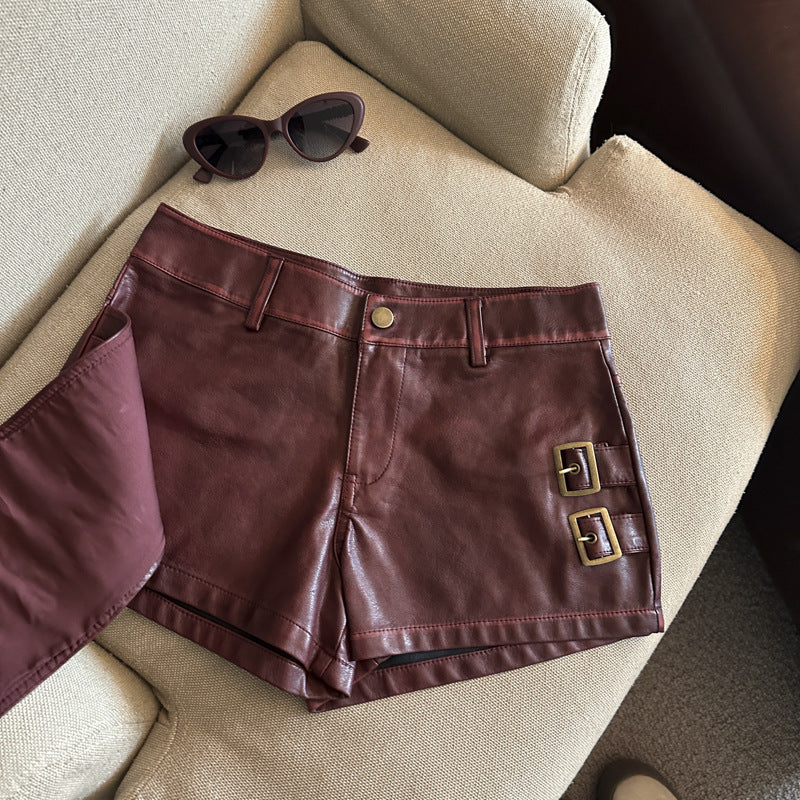 Leather skirt