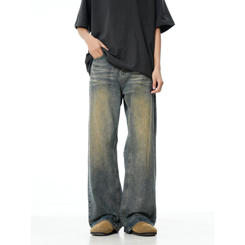Loose Fit Straight Jeans