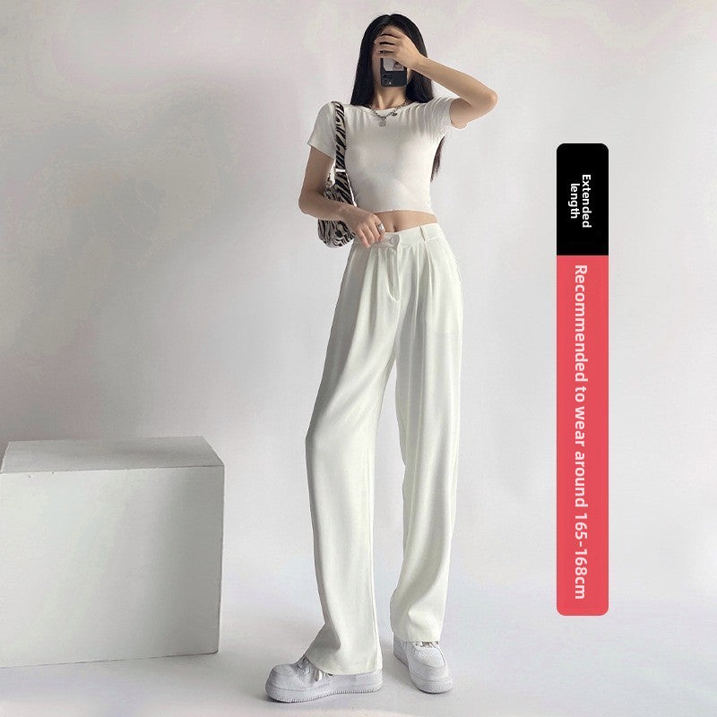 Lady's high-waisted suit pants