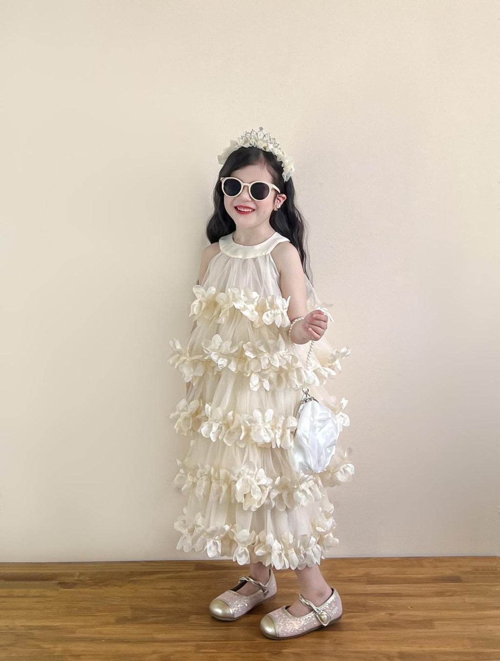 Girls' Halter Neck Cake Dress