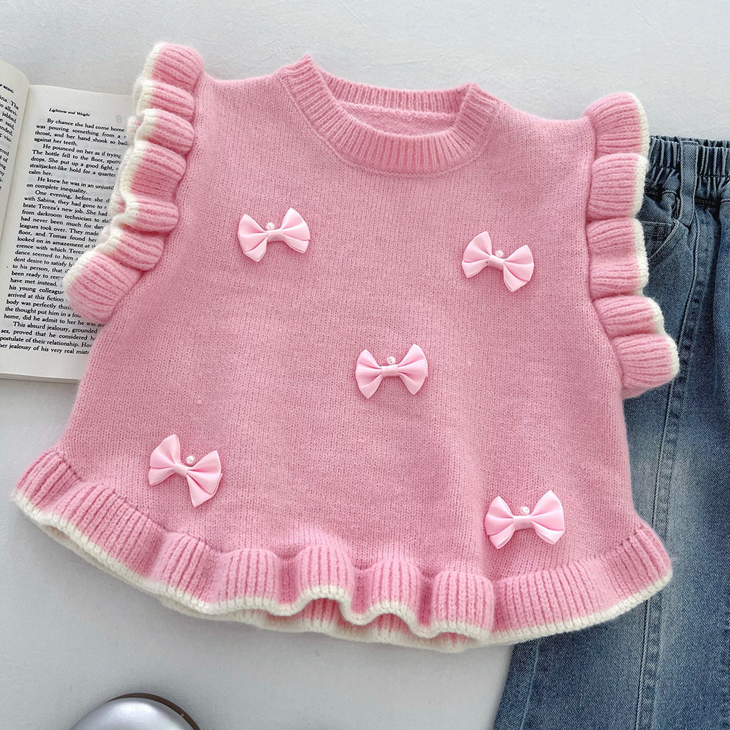 Girls' Knitted Suit