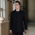 Pure Wool Business Tweed Coat