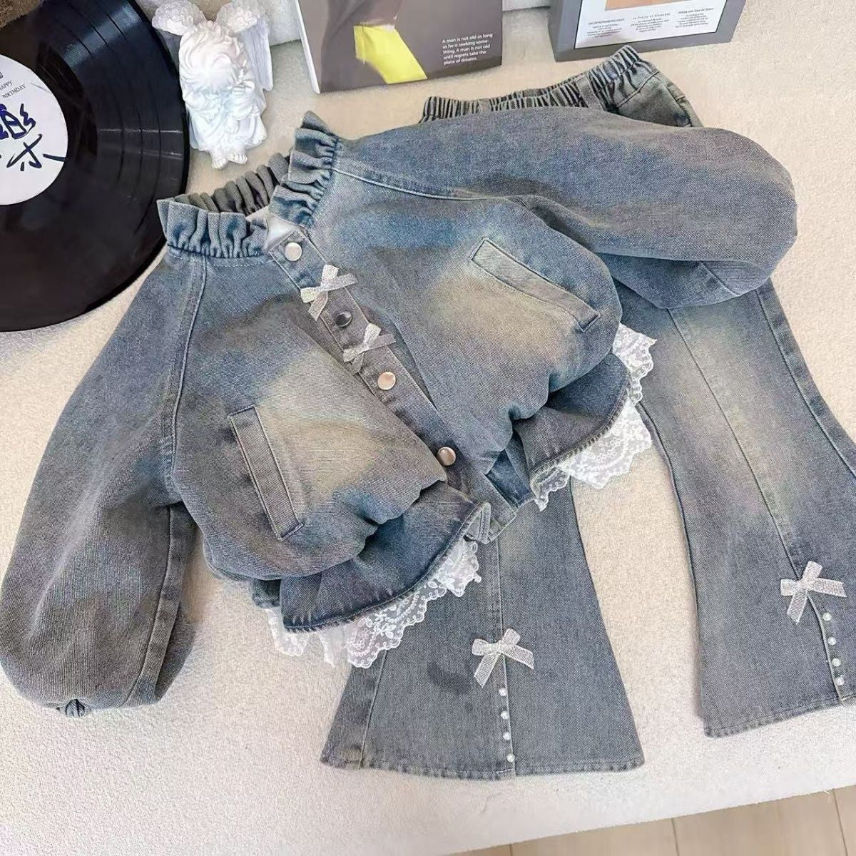 Girls' Denim Set