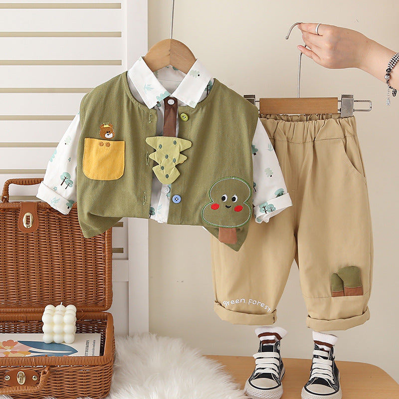 Boys' Autumn Three-Piece Suit