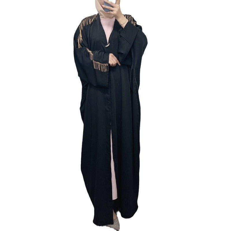Women's Bat Sleeve Loose Cardigan Robe