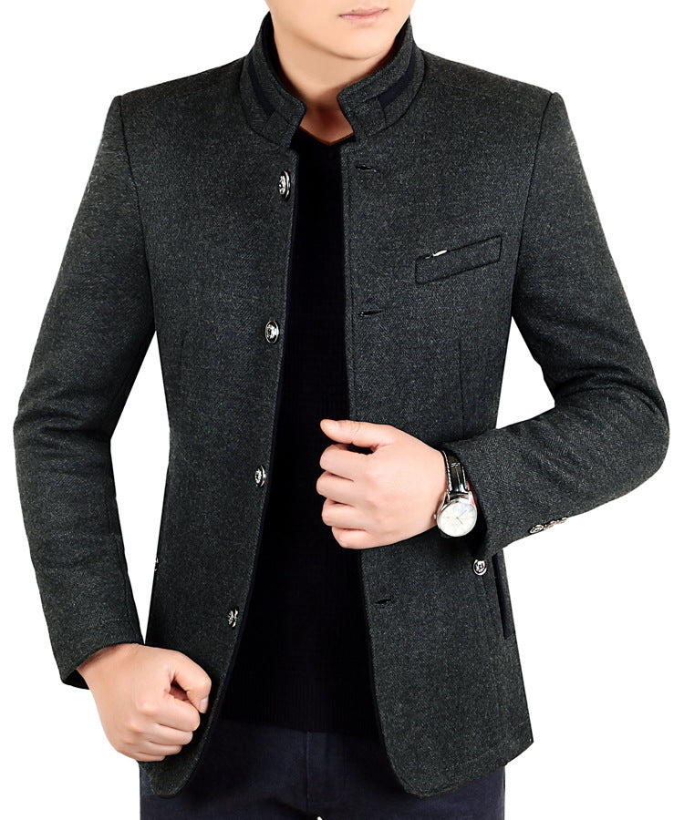 Men's business wool Coat
