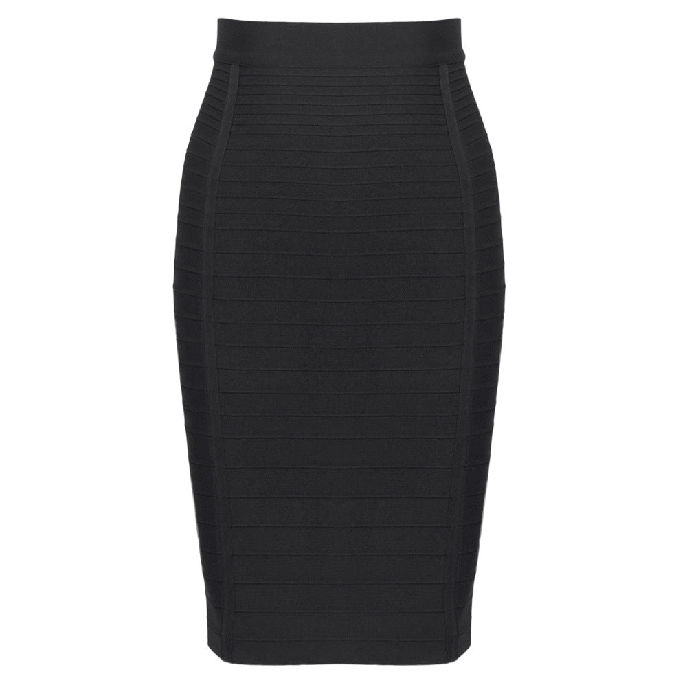 High-waisted bodycon skirt