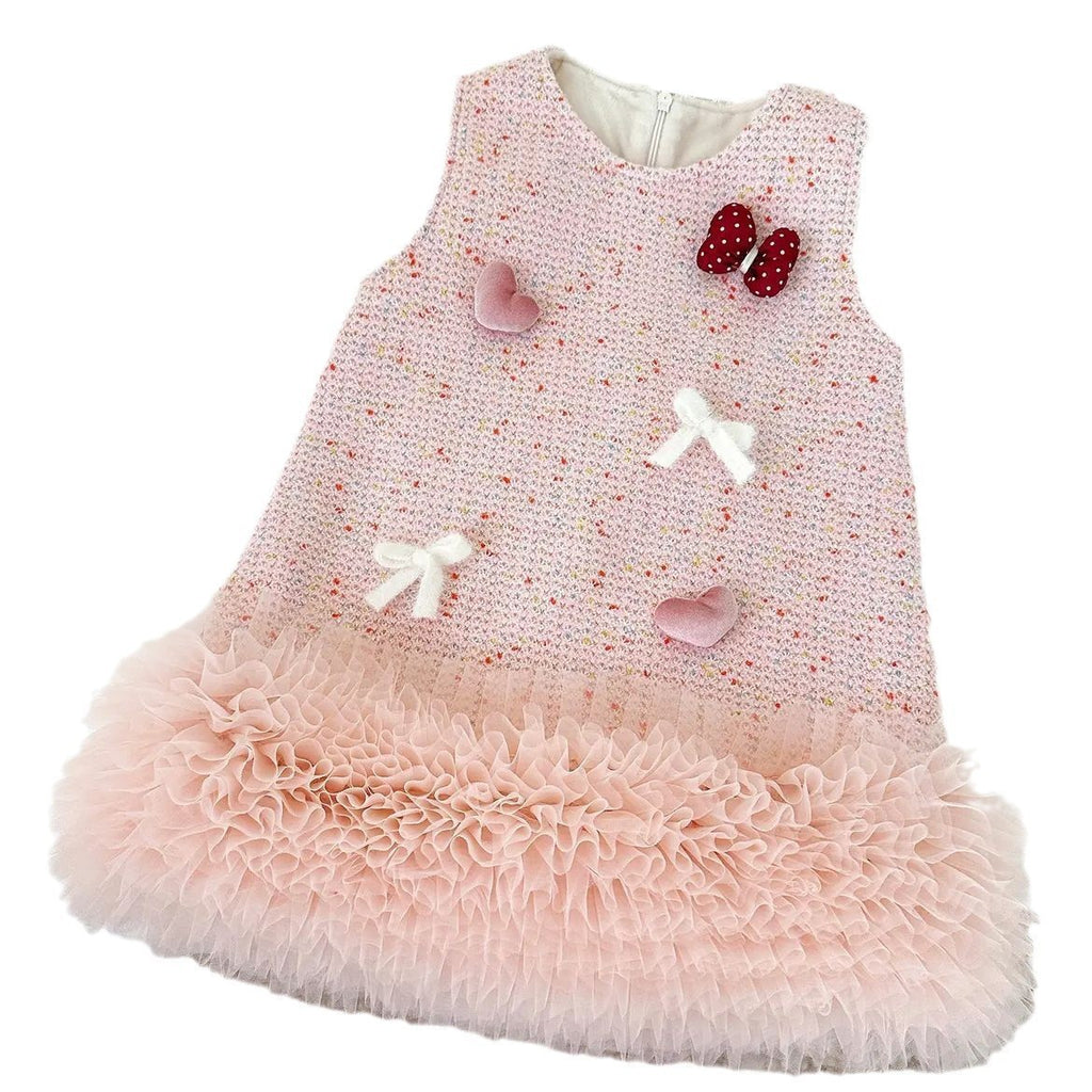 Girl's Fleece Lined Princess Tutu Dress