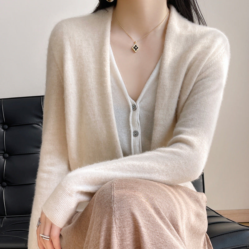 Two-piece sweater cardigan set