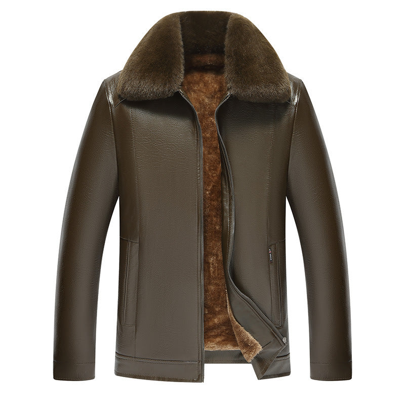 Men's leather jacket