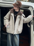 Girls' Quilted Jacket Winter Hooded Two-Piece Top