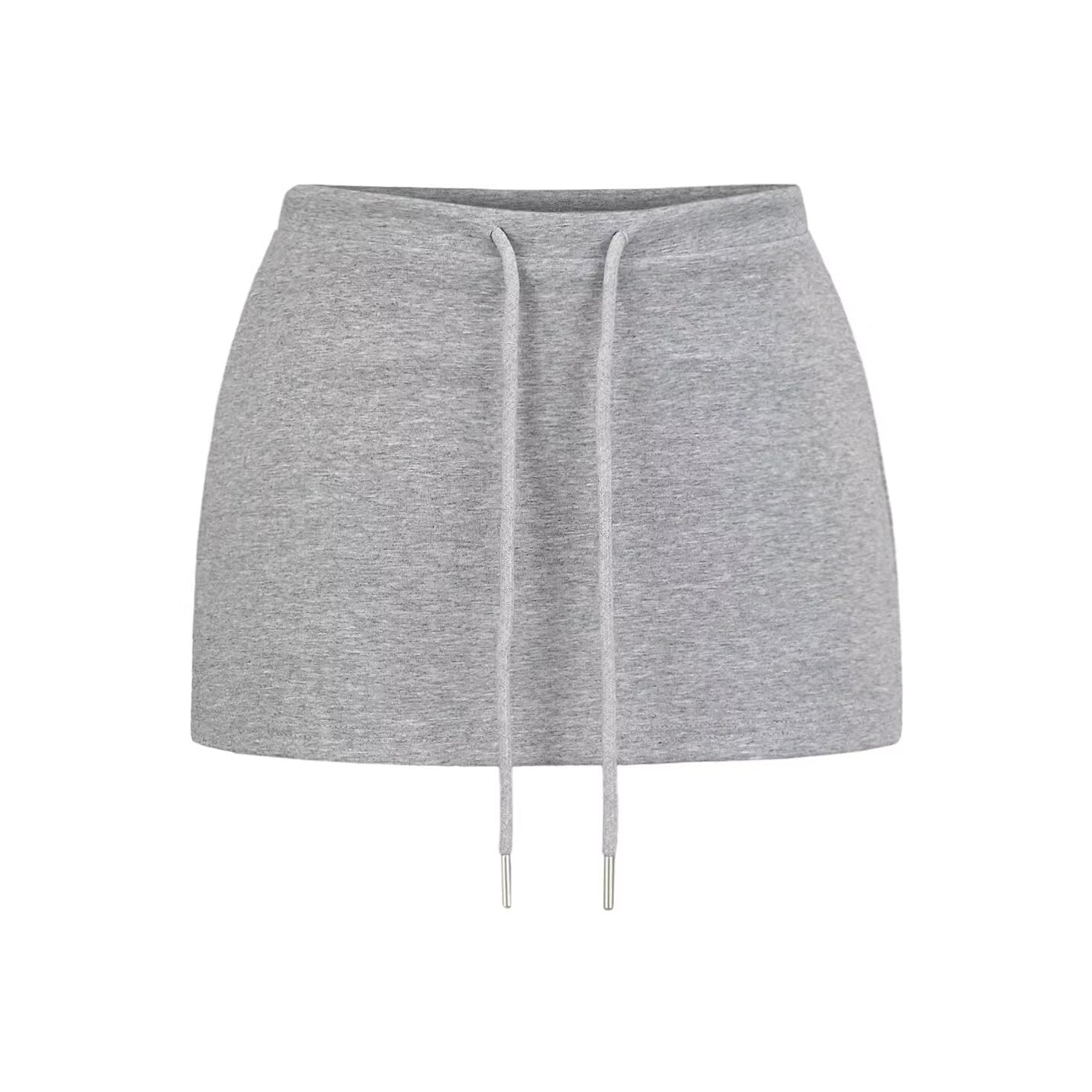 Shaping low-waist A-line half-length skirt