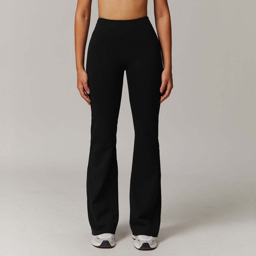 Women's wide-leg flared trousers