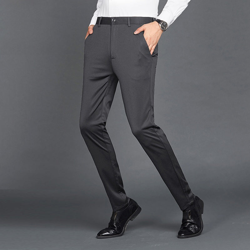 Men's casual stretch slim-fit skinny trousers
