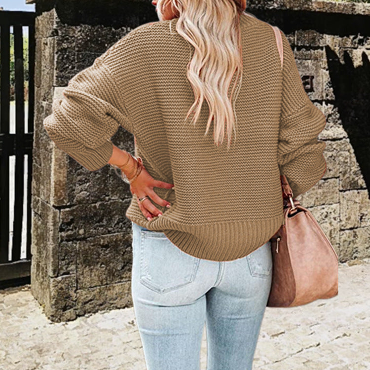 turtleneck sweater loose pullover sweater