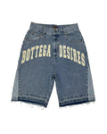 Men's Retro Denim Shorts