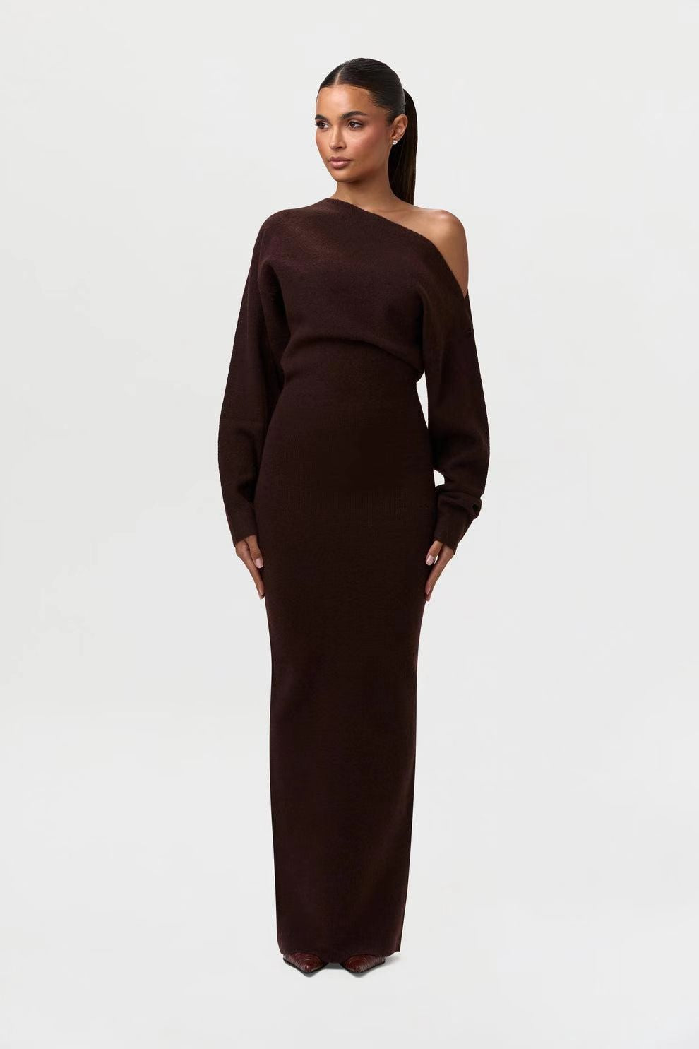 Elegant Long Sleeve Women's Dress