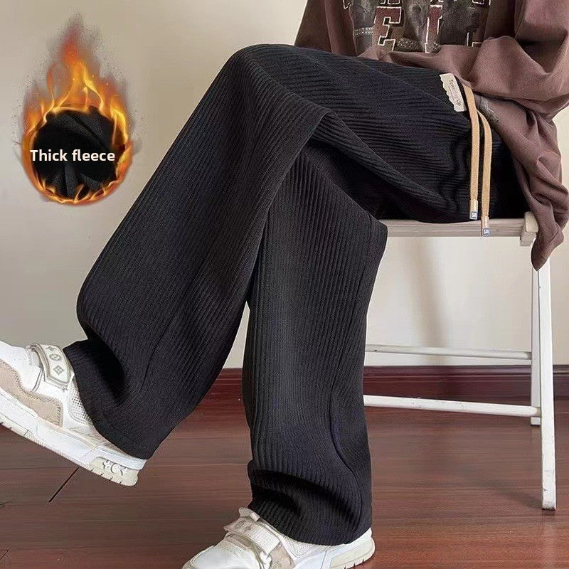 Men's Corduroy Loose Wide-leg Trousers