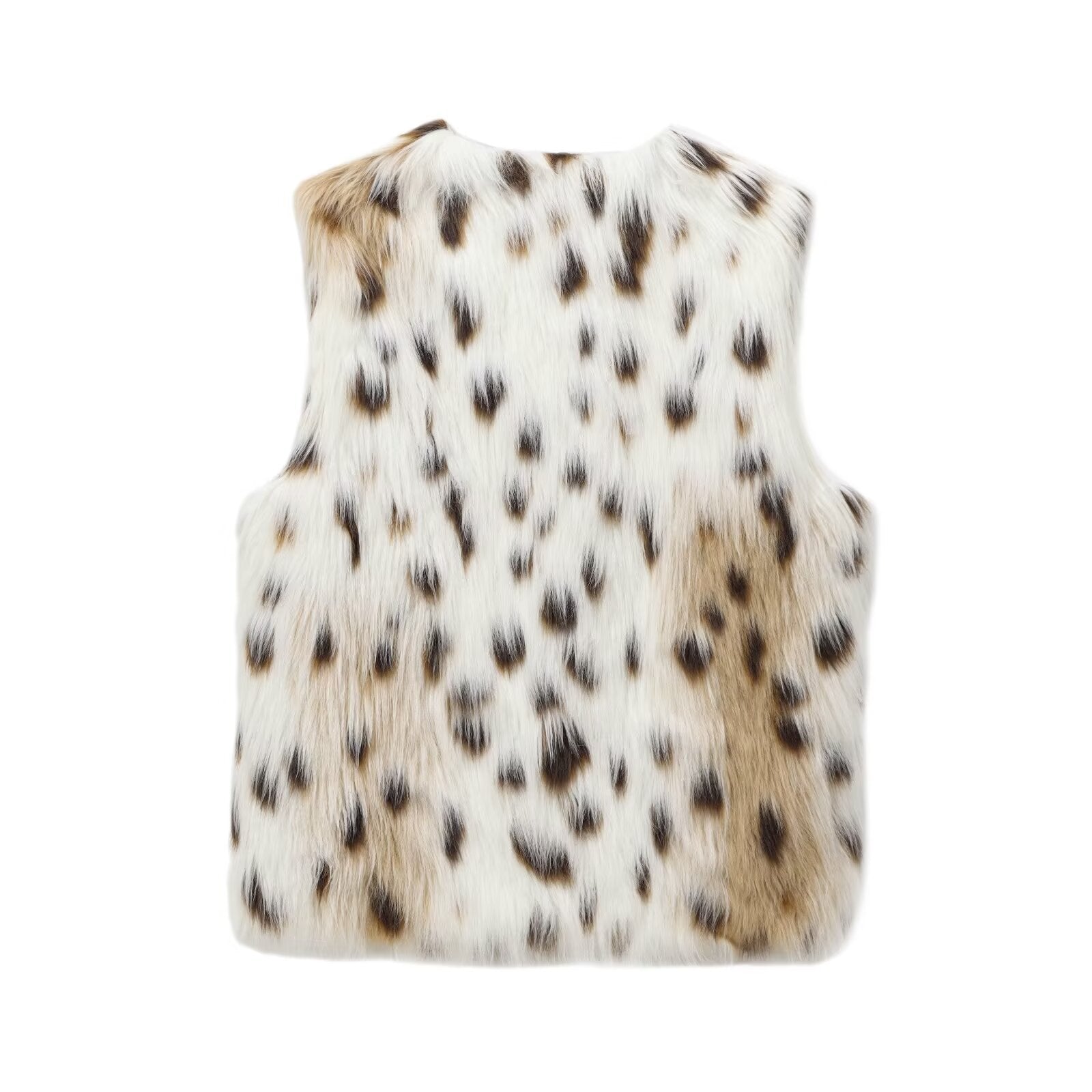 Sleeveless fur vest