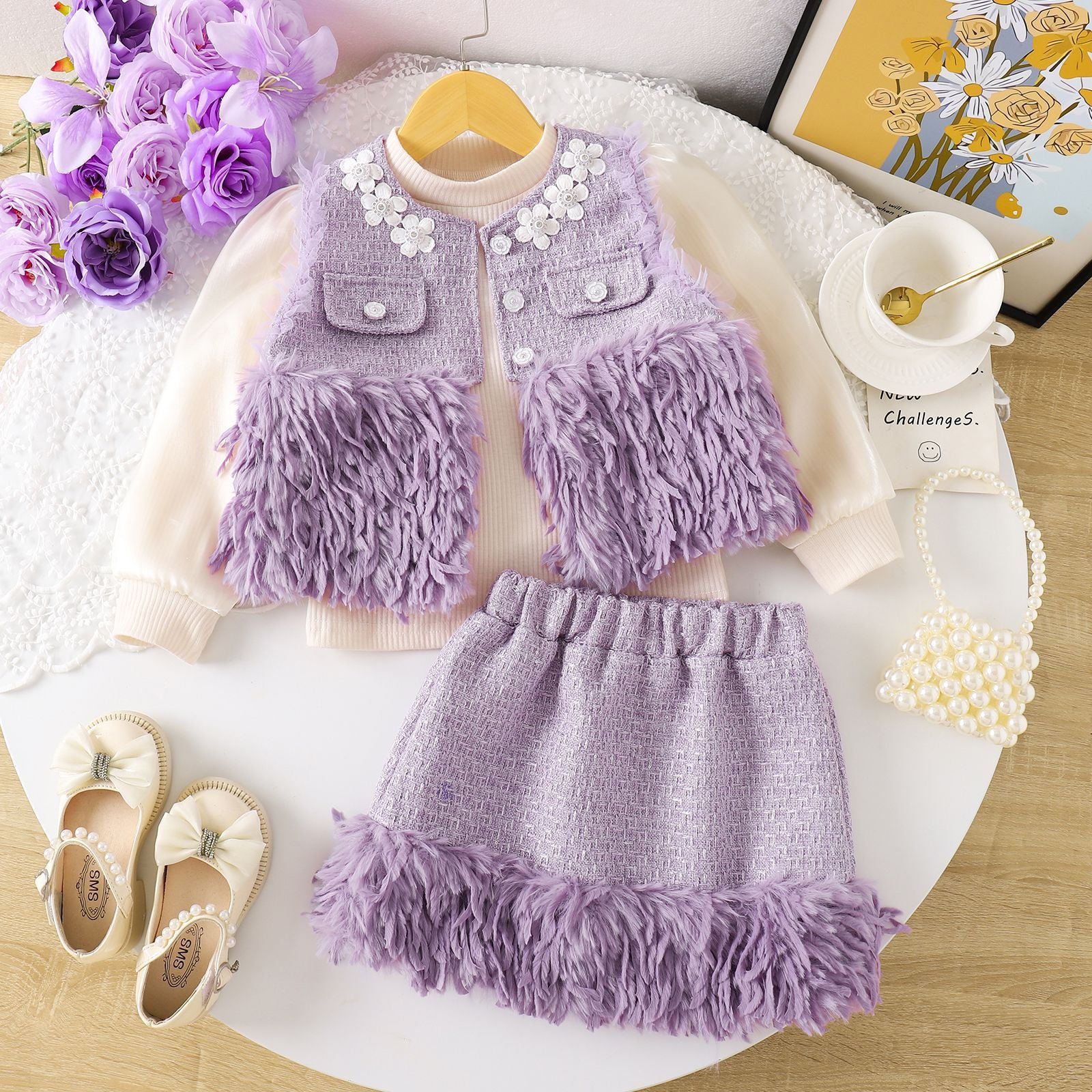 Girl's three-piece suit