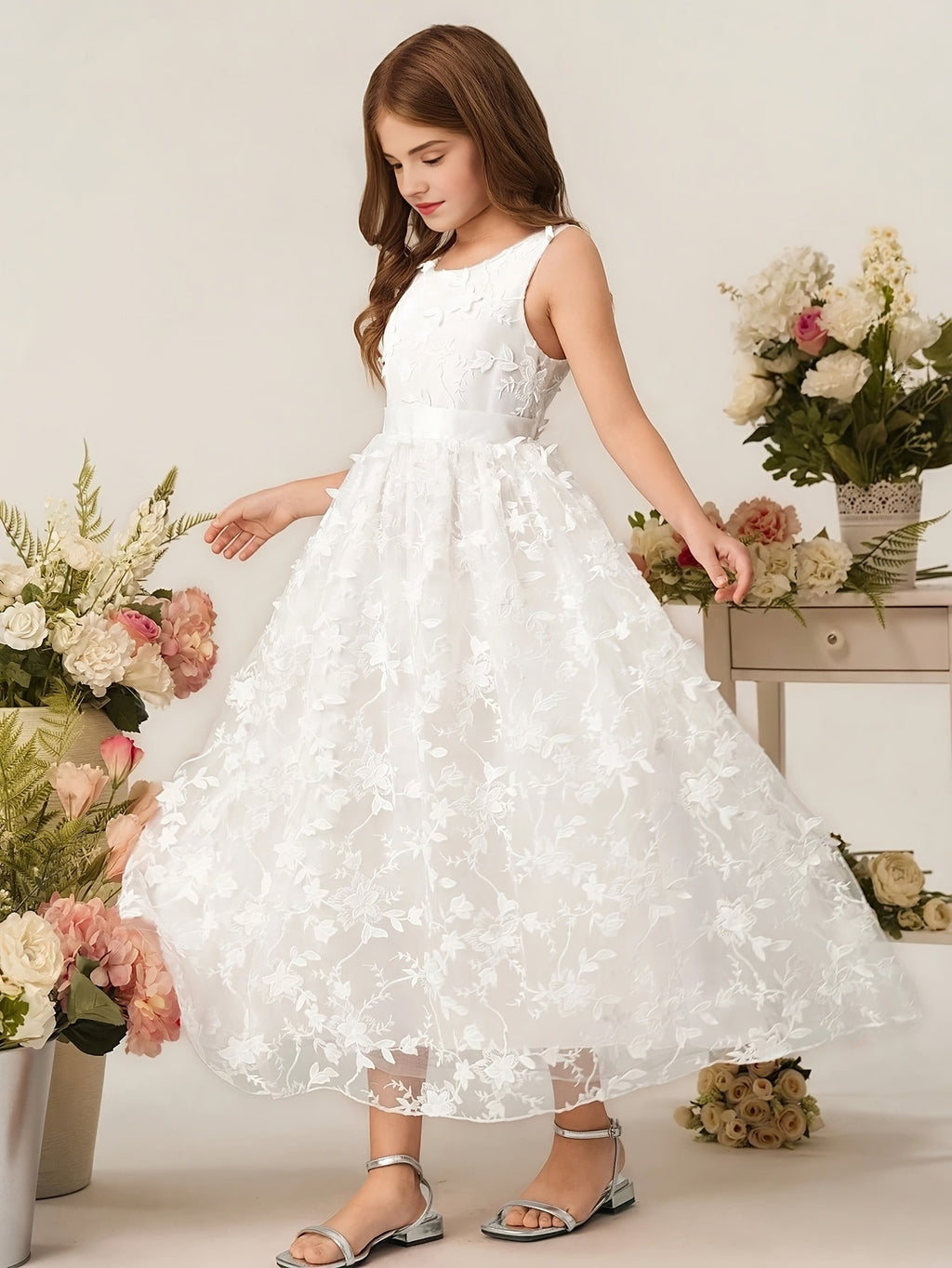 Girl's Princess Lace Dress