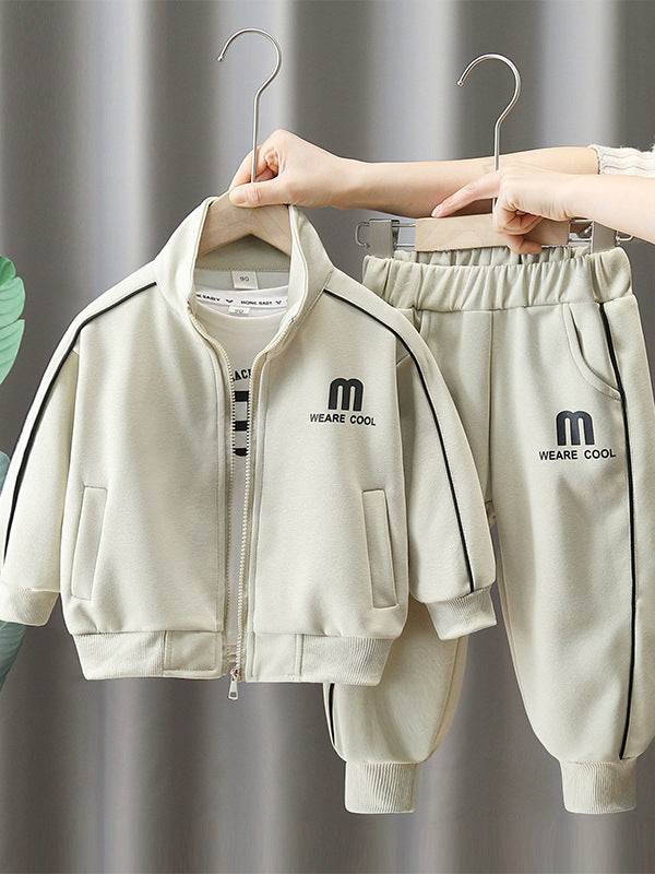 Boys' Cotton Sports Two-Piece Set
