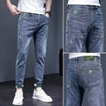 Men's Slim-Fit Stretch Cropped Jeans