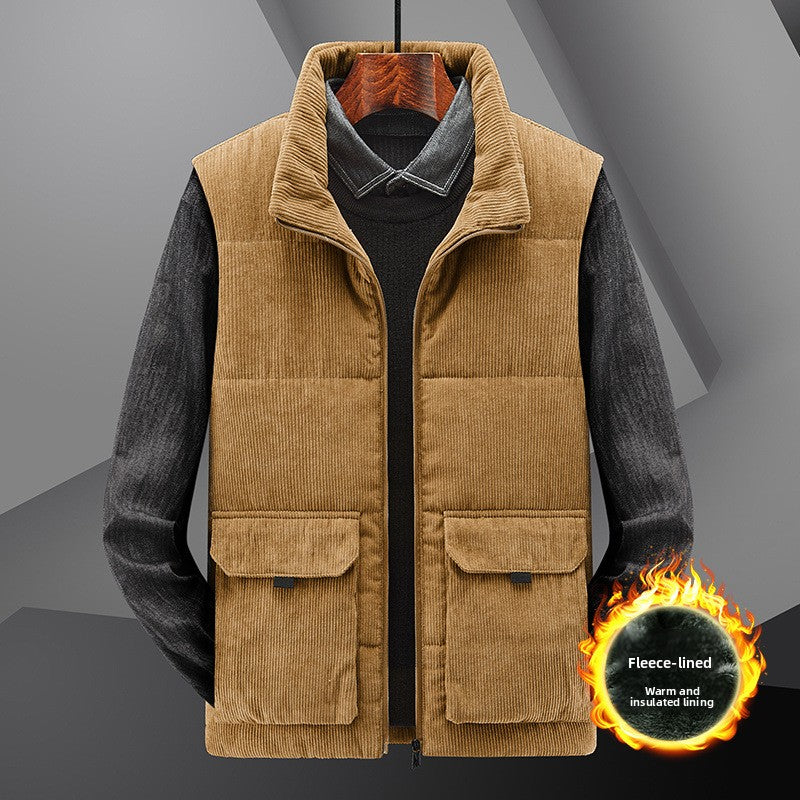 Men's corduroy vest