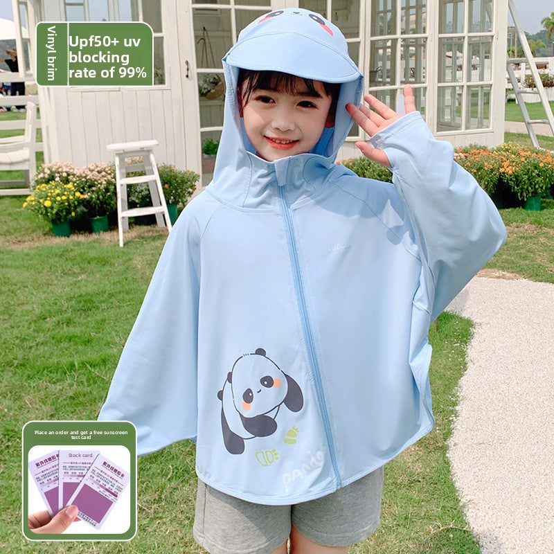 Children's Lightweight UV Protection Hooded Jacket
