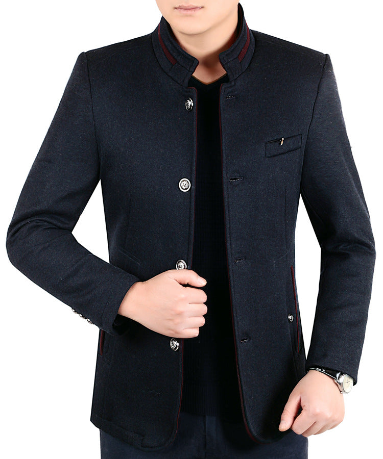 Men's business wool Coat