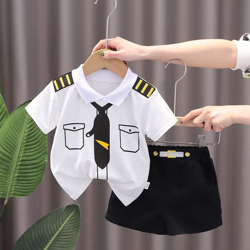 Boys' Short Sleeve Two-Piece Set
