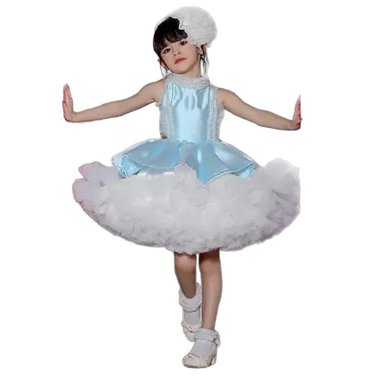 Sleeveless Fluffy Princess Dress for Girls