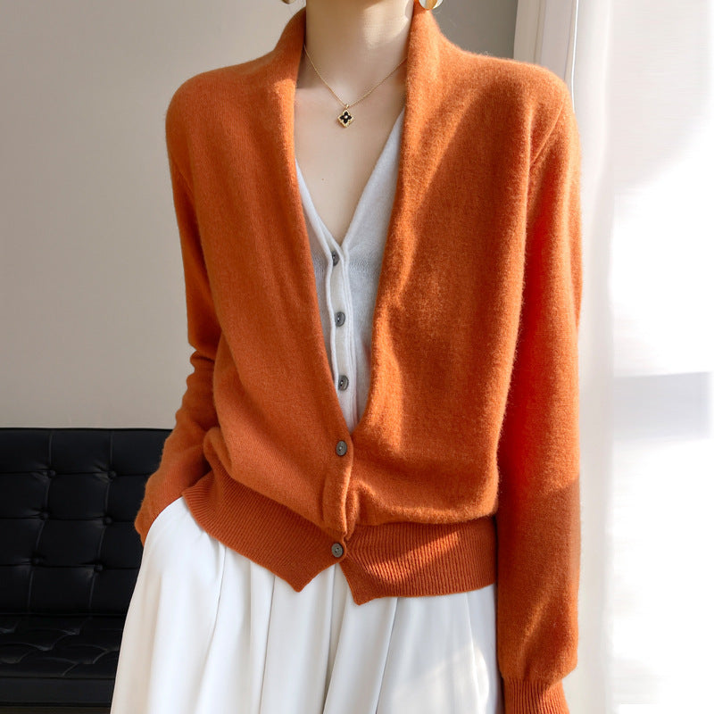 Two-piece sweater cardigan set