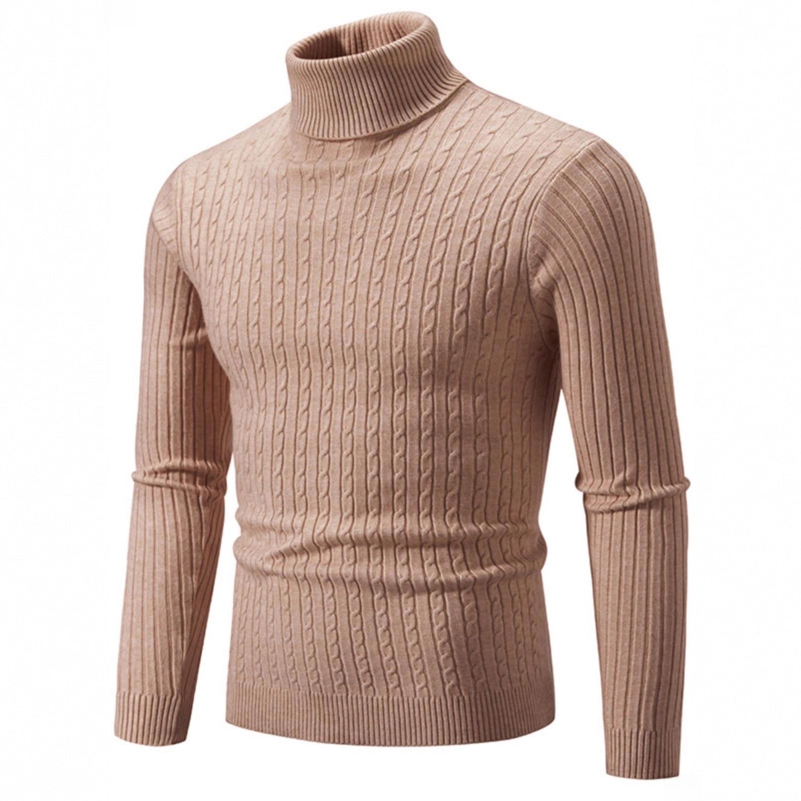 Men's Twist Knit Pullover Sweater