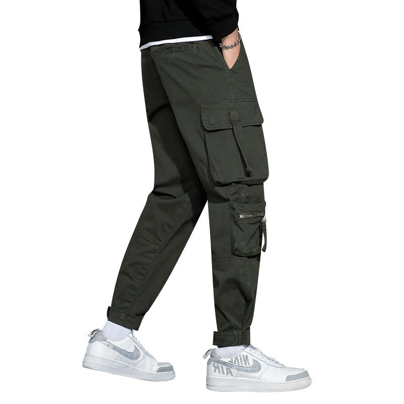 Men's Casual Cotton Work Trousers