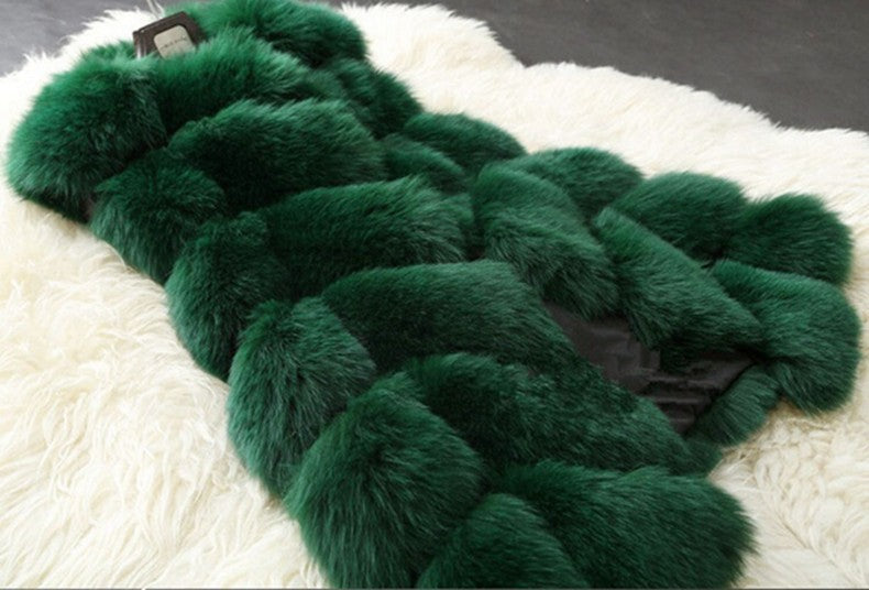 Faux fur vest