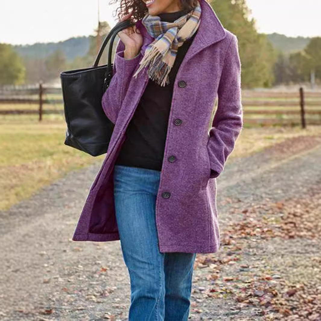 Retro Women's Woolen Coat