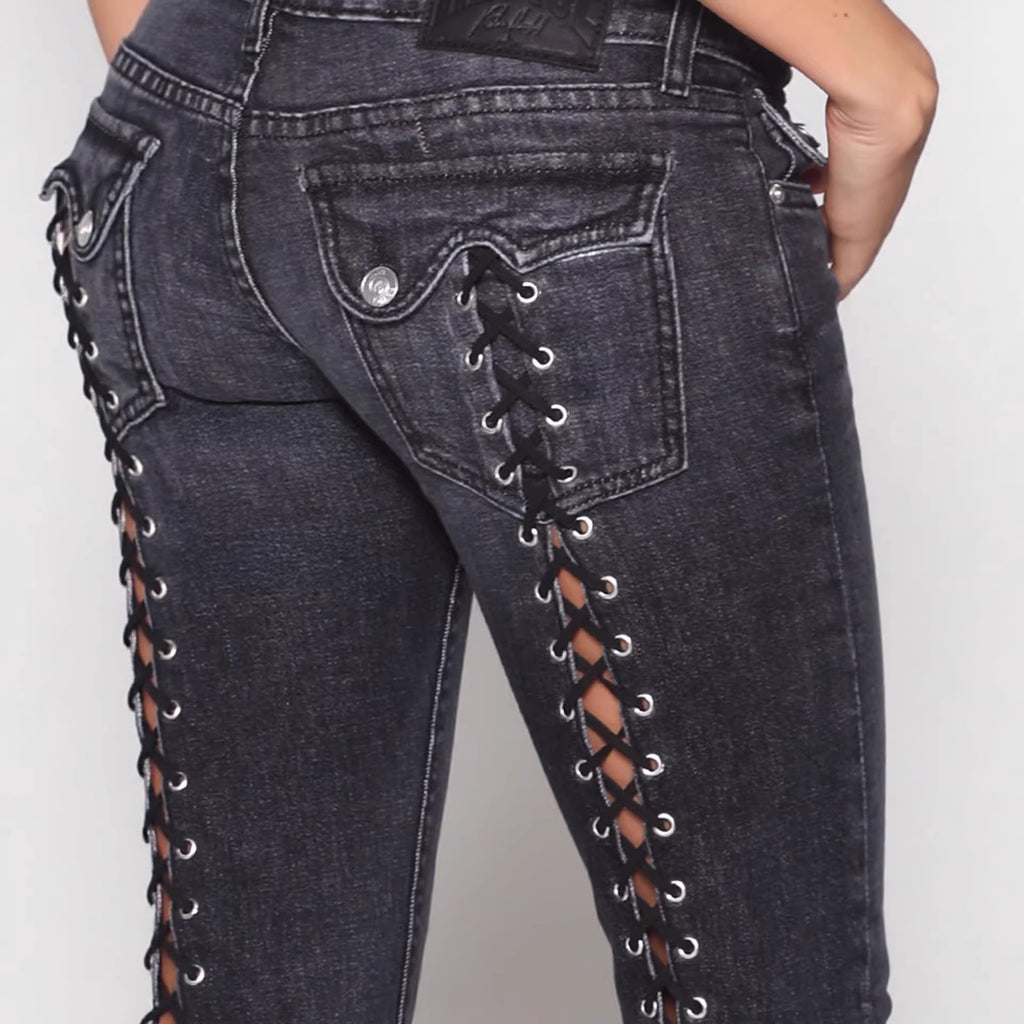 Women's Loose Straight Leg Low Waist Denim Jeans