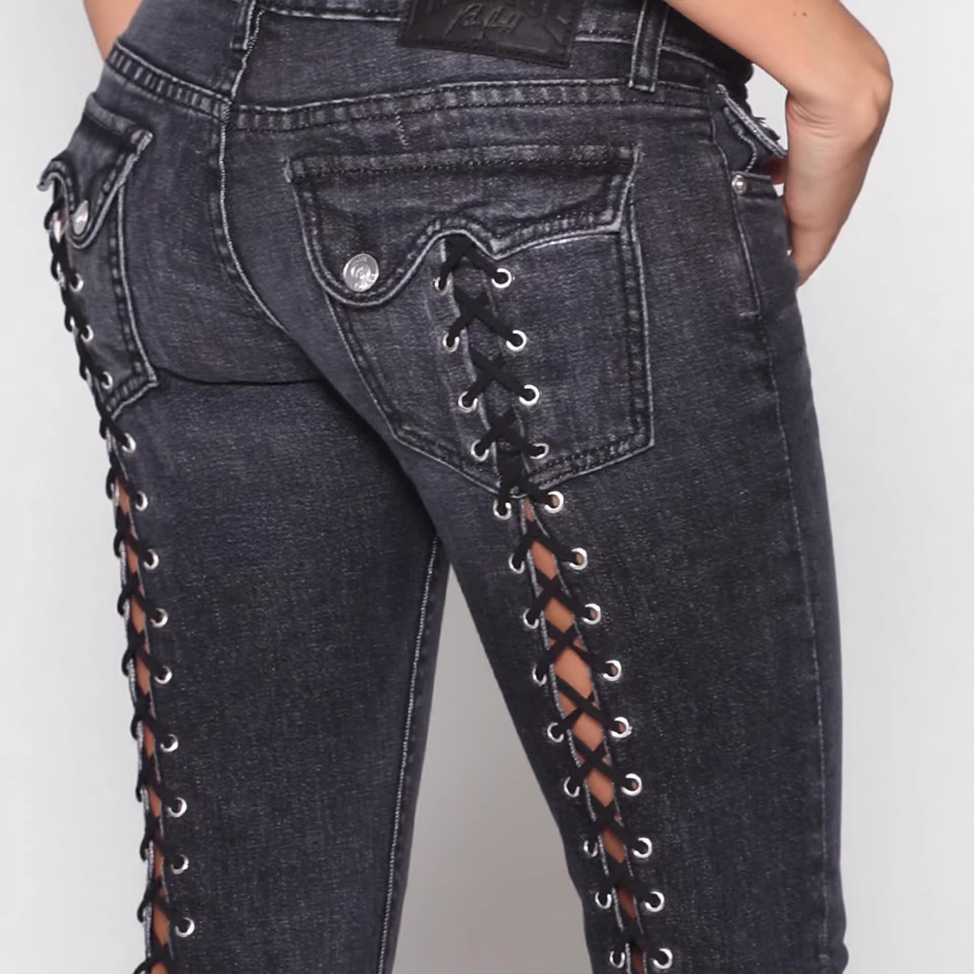 Women's Loose Straight Leg Low Waist Denim Jeans
