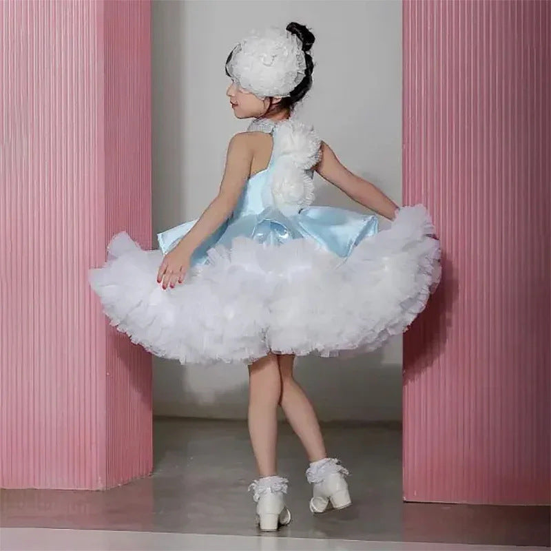 Sleeveless Fluffy Princess Dress for Girls