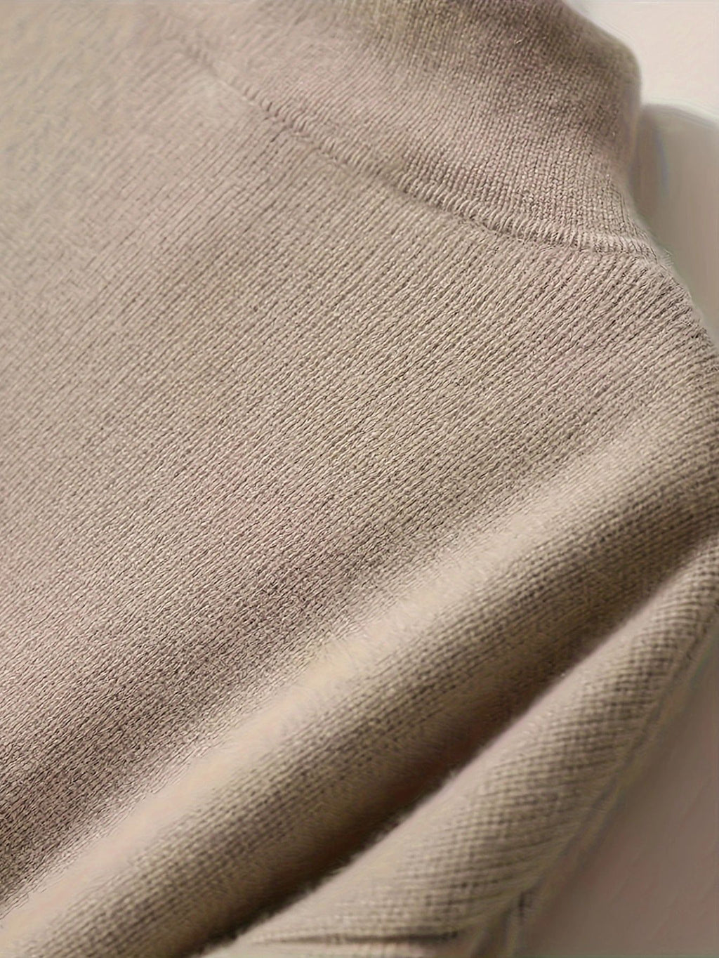 Stand-Up Collar Long-Sleeved Knitted Cardigan