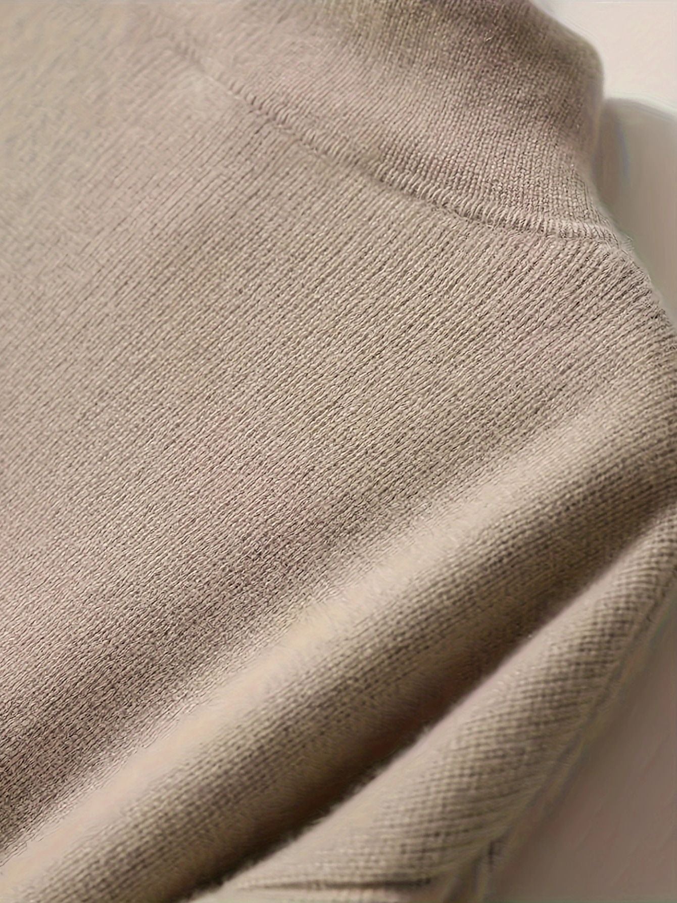 Stand-Up Collar Long-Sleeved Knitted Cardigan