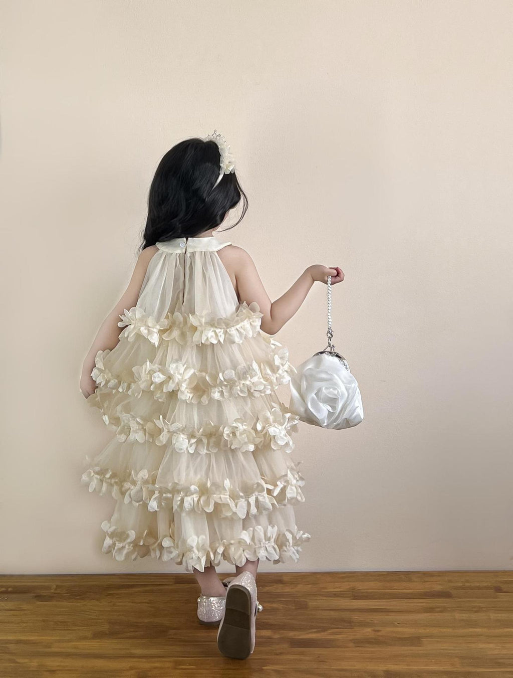 Girls' Halter Neck Cake Dress