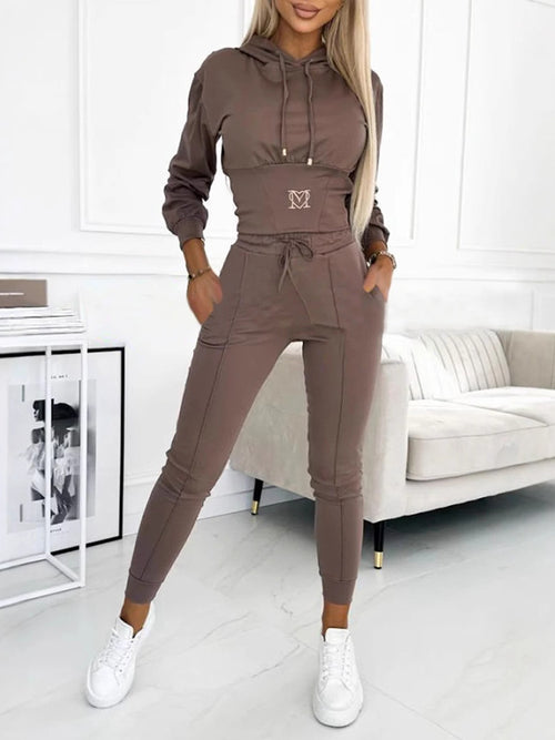 Women's Hooded Tracksuit Set
