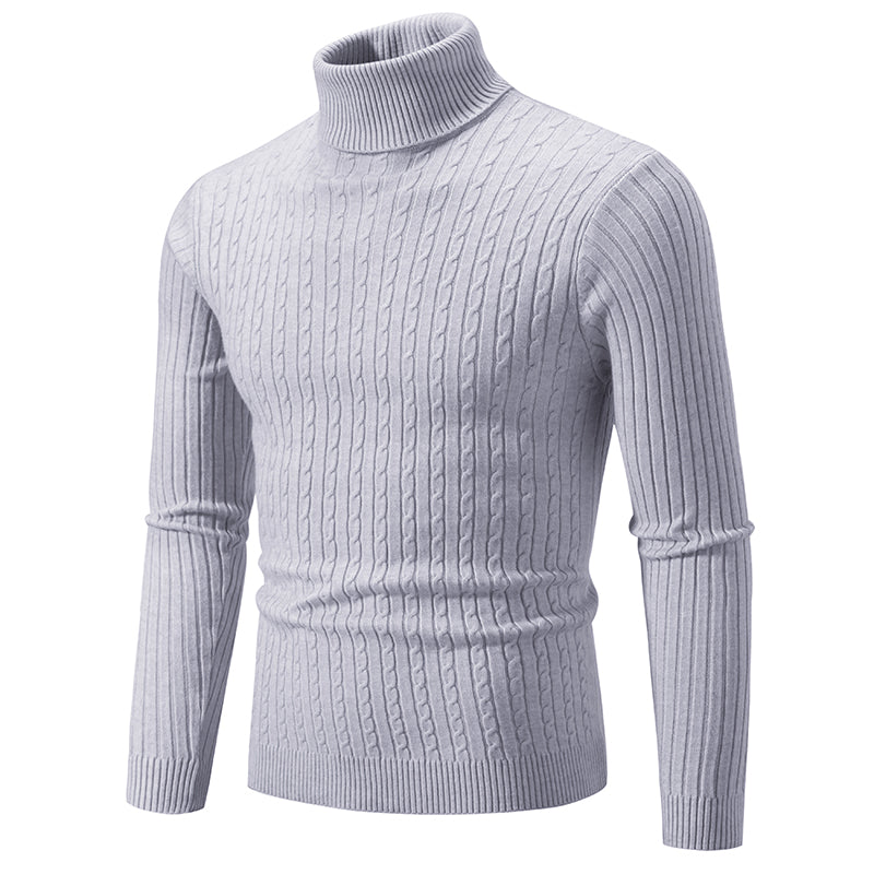 Men's Twist Knit Pullover Sweater