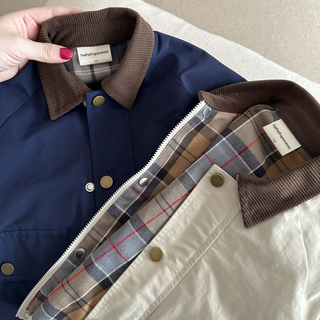 Children's Contrast Collar Jacket